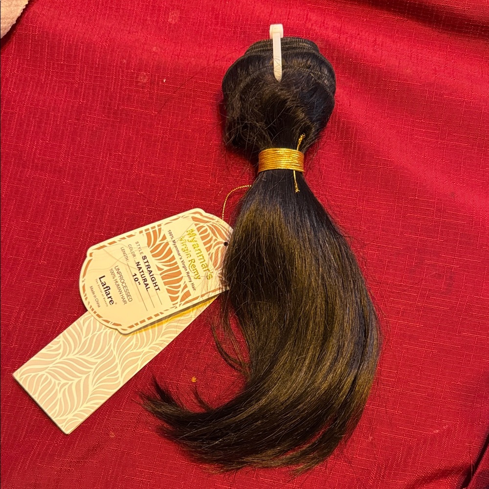 Natural Straight Black Hair Extension Bundle